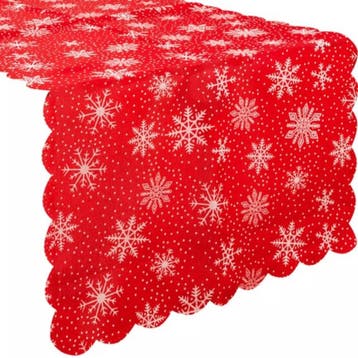Ruhhy Kersttafel Loper 185x35cm: Elegante Bescherming voo..., Diversen, Kerst, Ophalen of Verzenden, Nieuw