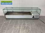 RVS Opzetvitrine Opzet koelvitrine saladière 6 x 1/4 GN 140, Zakelijke goederen, Horeca | Keukenapparatuur, Ophalen of Verzenden