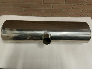 MAX XXL Spiral Straight Flo Performance rvs uitlaat demper, Ophalen of Verzenden, Nieuw
