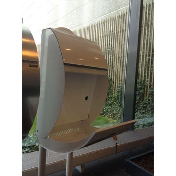 Allux 7000 wandbrievenbus staal - wit, Verzenden, Nieuw