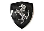 Ferrari carbon zijscherm logo schild 458 488 F8 F12 812, Verzenden
