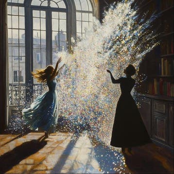Le Yack - Les particules de lumiere, Antiek en Kunst