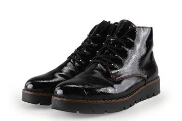 Rieker Veterboots in maat 39 Rood, Verzenden, Overige typen, Zo goed als nieuw, Rood