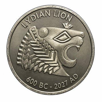 Verenigde Staten. 2027 1 oz Titanium Lydian Lion Round BU