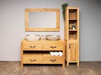Teak badkamermeubelset compleet badmeubel, Ophalen of Verzenden, Nieuw