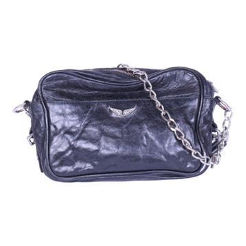 Zadig & Voltaire Johnny Crush Schoudertas Zwart, Verzenden, Zo goed als nieuw
