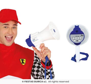 Megafoon met speaker, Verzenden, Nieuw, Feestartikel