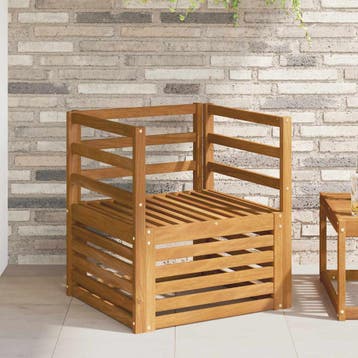 vidaXL Tuinbank Massief Acaciahout Naturel, Verzenden, Nieuw