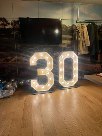 Lichtletters & Lichtcijfers HUREN (1 m hoog), Ophalen of Verzenden, Nieuw, Overige