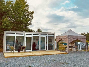 Nieuw! Tuin kantoor container! Plug and play! Robuust!, Zakelijke goederen, Machines en Bouw | Keten en Containers, Ophalen of Verzenden