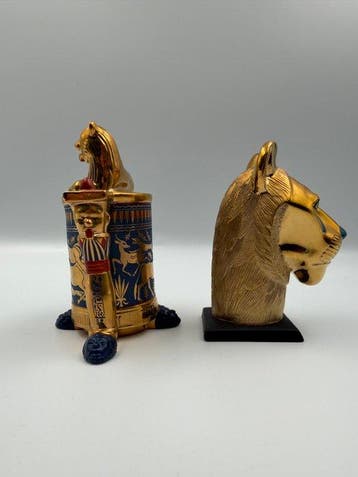 The Franklin Mint – Trésors de Toutankhamon - Beeldje, Tête, Antiek en Kunst