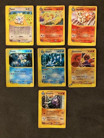 Pokémon - 7 Mixed collection - WOTC - Aquapolis, Nieuw
