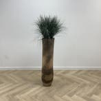 Palmvaas met kunstrietgras, hoogte 175 cm, Huis en Inrichting, Kamerplanten, Ophalen of Verzenden