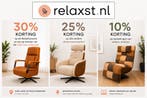 Sta op en relaxfauteuil Meierij NIEUW in meerdere kleuren, Huis en Inrichting, Fauteuils, Relaxst.nl, Minder dan 75 cm, Nieuw
