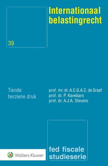 Internationaal belastingrecht / Fed fiscale studieserie / 39, Verzenden, Zo goed als nieuw, A.C.G.A.C. de Graaf