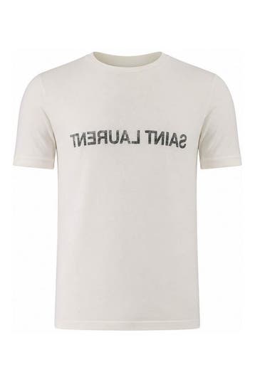 Saint Laurent T-shirt in maat M Wit, Verzenden, Zo goed als nieuw, Wit, Saint Laurent