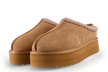 Colors of California Pantoffels in maat 41 Beige, Verzenden, Beige, Zo goed als nieuw, Pantoffels of Sloffen