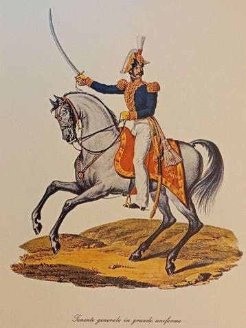 - - LEsercito Napoletano del 1832 - 100 farbige