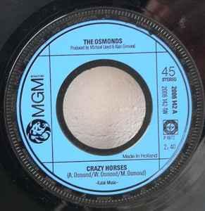 vinyl single 7 inch - The Osmonds - Crazy Horses, Verzenden, Zo goed als nieuw, 7 inch, Pop