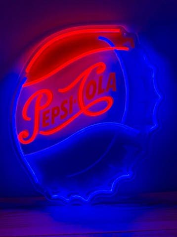 Pepsi Cola - Neonlichtbord - plexiglas