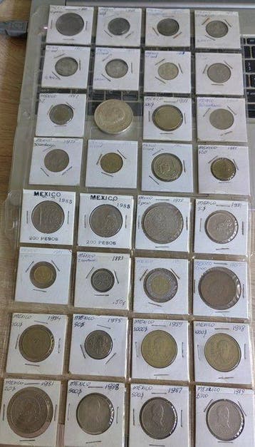 Mexico. 1883-1989 (32 coins) (Zonder minimumprijs)