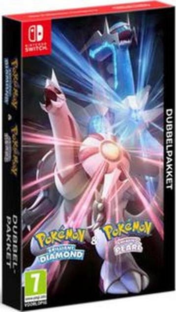 Pokemon Brilliant Diamond + Shining Pearl - Dual Pack Switch, Spelcomputers en Games, 1 speler, Ophalen of Verzenden, Zo goed als nieuw