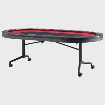 Professionele Poker Tafel met Opvouwbare Poten - Geschikt vo, Verzenden, Nieuw