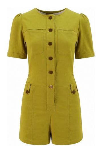 Harper &amp; Yve Jumpsuit in maat XS Groen, Harper &amp; Yve, Verzenden, Zo goed als nieuw, Groen