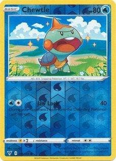 Chewtle 038/185 reverse holo Vivid Voltage, Hobby en Vrije tijd, Verzamelkaartspellen | Pokémon, Losse kaart, Nieuw, Foil, Ophalen of Verzenden