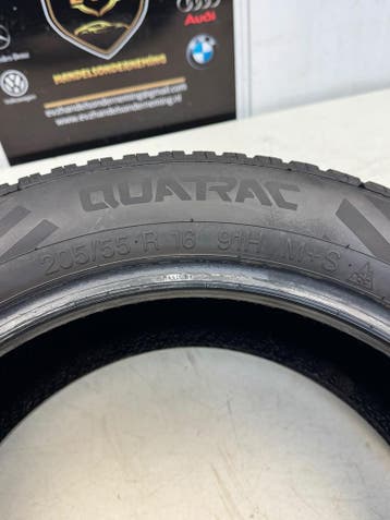 1 stuk 205/55R16 inch Vredestein Quatrac All-Seasons 7 mm, Auto-onderdelen, Gebruikt, 16 inch, 205 mm, All Season