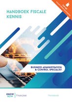 Handboek Fiscale kennis combipakket 2024 werkb 9789037267822, Zo goed als nieuw
