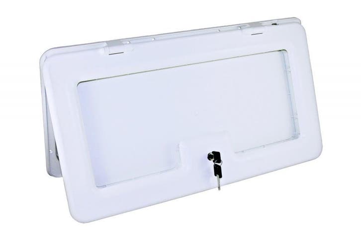 Serviceluik Athos 575 Wit, Caravans en Kamperen, Camper-accessoires, Nieuw, Ophalen of Verzenden