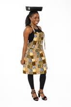 Schort met Afrikaanse print  - Khaki Bogolan Mosaic, Ophalen of Verzenden, Nieuw