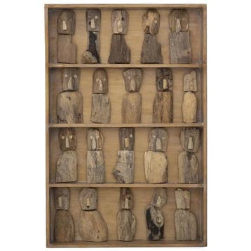 Flamant Wandpaneel Mily, Model 4 - Muurdecoratie - Nieuw in, Hout, Nieuw, Ophalen of Verzenden, Bruin