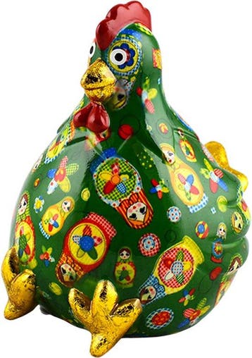 Pomme Pidou Spaarpot Kip Claire Medium 003 (17x14x18cm -..., Verzenden, Nieuw