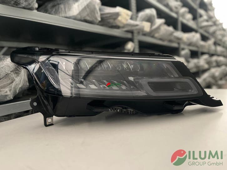 KOPLAMP RANGE ROVER SPORT L494 LASER JK62-13W029 RECHTS, Auto-onderdelen, Verlichting, Gebruikt, Land Rover, Verzenden