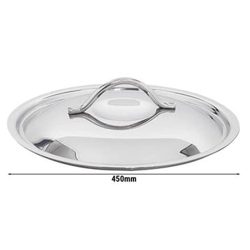 GGM Gastro | Deksel - RVS - Ø 450mm | TDK450 | TDK450, Huis en Inrichting, Verzenden, Nieuw