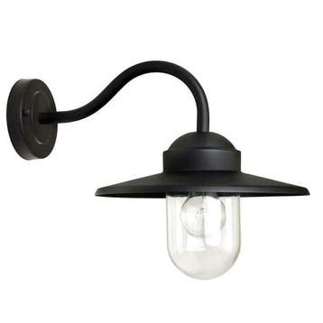 Retro Buitenlamp Stallamp Dolce Taupe, Groen, Zwart, koper, Tuin en Terras, Overige materialen, Minder dan 50 watt, Overige typen