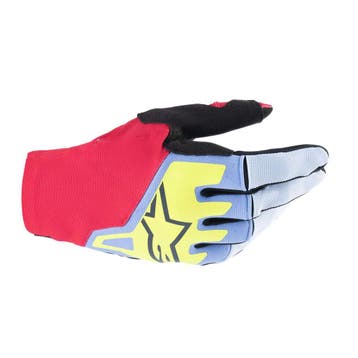 Alpinestars Techstar Handschoenen Lichtblauw Rood Bes Zwart, Nieuw met kaartje, Alpinestars, Handschoenen, Heren