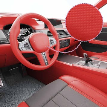 vidaXL 2 st Autofolie 4D 100x150 cm rood, Verzenden