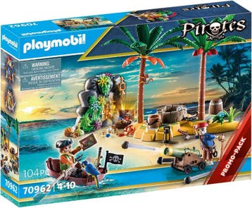 Playmobil Pirates Piratenschateiland met Skelet - 70962 (Nie, Verzenden, Nieuw