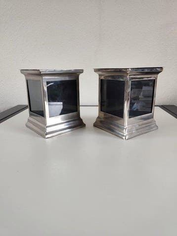 Fotolijst (2) - Verzilverd - Art deco Klassiek-modern