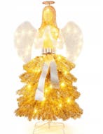 2dekans | costway LED-kerstengel, Diversen, Kerst, Ophalen of Verzenden, Zo goed als nieuw