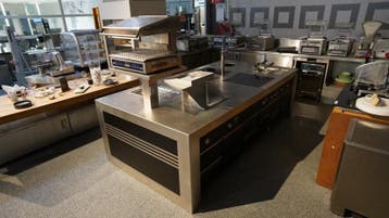 RVS maatwerk kookeiland, Zakelijke goederen, Horeca | Keukenapparatuur, Ophalen, Gebruikt, Fornuis, Frituur en Grillen