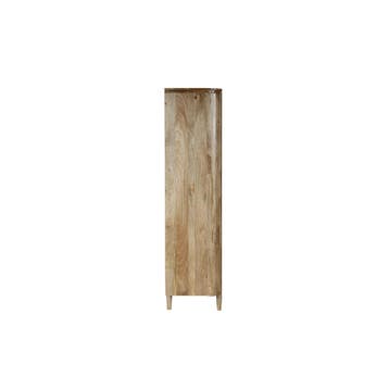 Mangohouten Kast Ovalis 130 cm, Verzenden, Nieuw