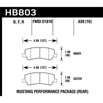 Hawk 15-20 Ford Mustang GT 5.0L / 16-17 Mustang Brembo, Ophalen of Verzenden, Nieuw