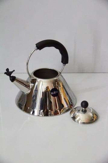 Alessi - Michael Graves - Fluitketel - 9093 - spiegelglans, Antiek en Kunst