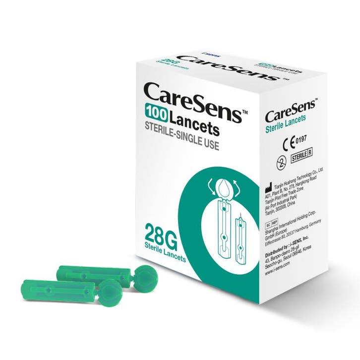 CareSens Lancetten 28G (100 stuks) – Voor Comfortabel en Vei, Diversen, Verpleegmiddelen, Nieuw, Ophalen of Verzenden