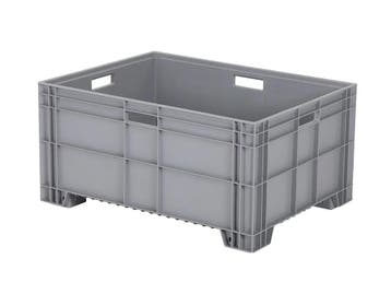 Stapelbak Euronorm - 800 x 600 x H 390 mm (versterkte bodem), Ophalen of Verzenden, Nieuw