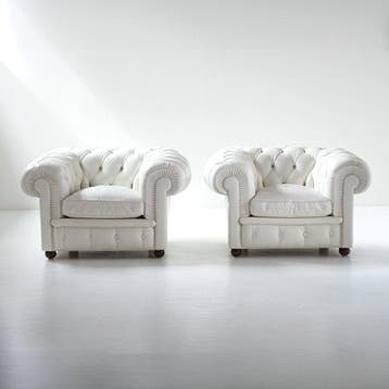 Poltrona Frau - Renzo Frau - Sofa (2) - Chester - Leder,